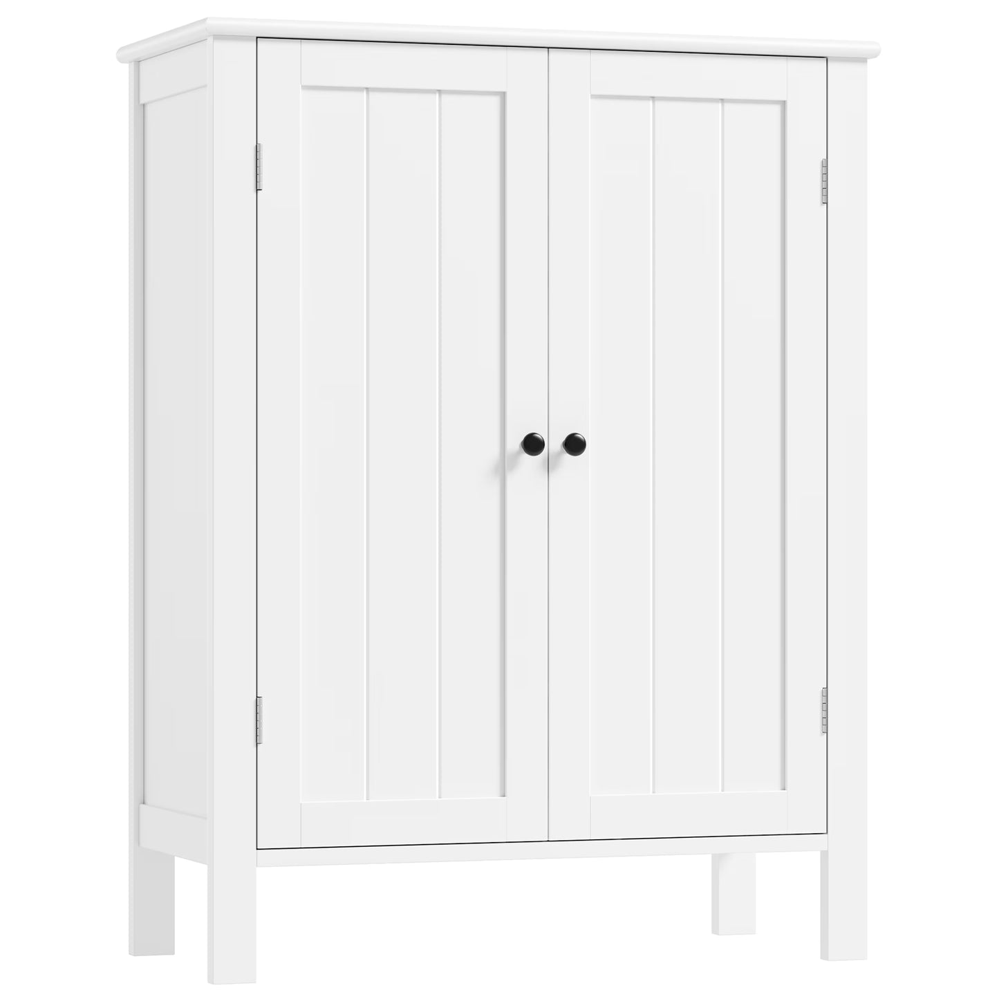 Homfa Bathroom Cabinets Freestanding, Bathroom Storage Floor Cabinet, White Storage Cabinets with Doors and Shelves