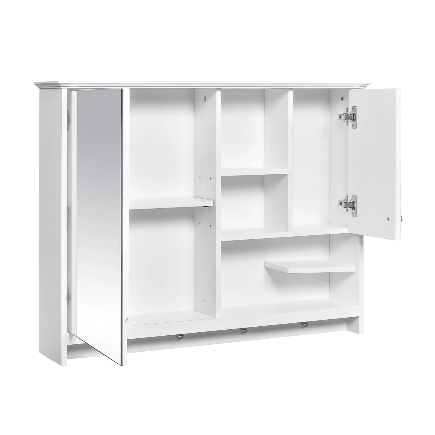 Bathroom Storage Cabinet 36 Inch Wall Mounted Medicine Cabinet, Bathroom Storage Cabinet with Mirror Door and Adjustabl Shelf, Mirror Cabinet for Bathroom,Bathroom Wall Storage