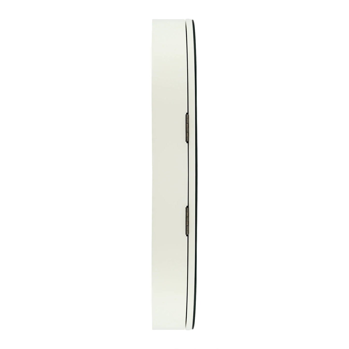 Fichiouy Bathroom Mirror Cabinet Oval Wall Mounted Cabinet Storage Cabinet with Mirror for Bathroom 19.76" x 30.82"