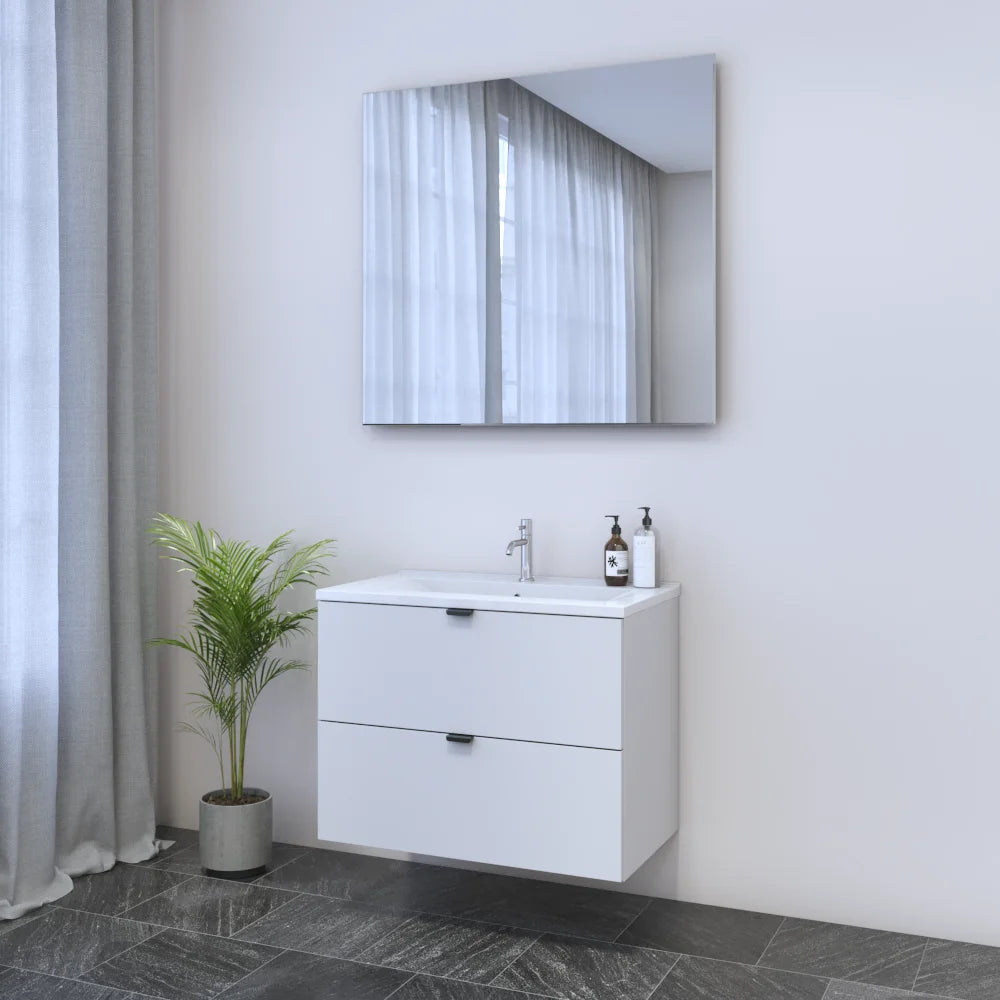 Ines 2S 80 Floating Bathroom Vanity (32" Width)