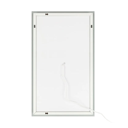 Ktaxon 32"x24" LED Lighted Bathroom Wall Mounted Mirror Vanity or Bathroom Wall Hanging Rectangle Vertical Mirror,Anti Fog+IP67 Waterproof