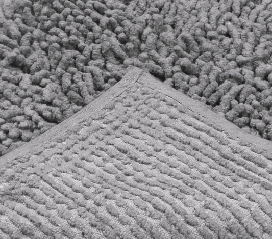 Home Weavers Inc Home Weavers Fantasia Collection Absorbent Cotton 2 Piece Set Machine Washable Bath Rug 17"x24", 21"x34", 21"x54"