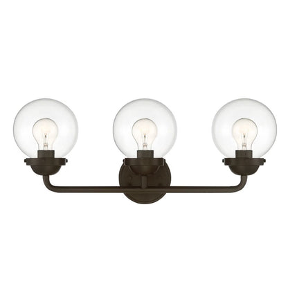 95903-BG-Designers Fountain-Knoll - Three Light Bath Bar-Brushed Gold Finish