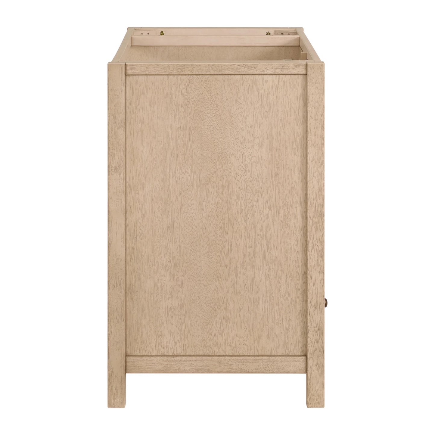 Alaterre Furniture Lucca 48 Inch Bathroom Vanity Without Sink (Natural)