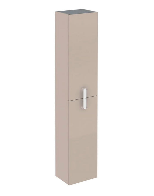 Eviva Cali 12" Brown Modern Bathroom Linen Side Cabinet