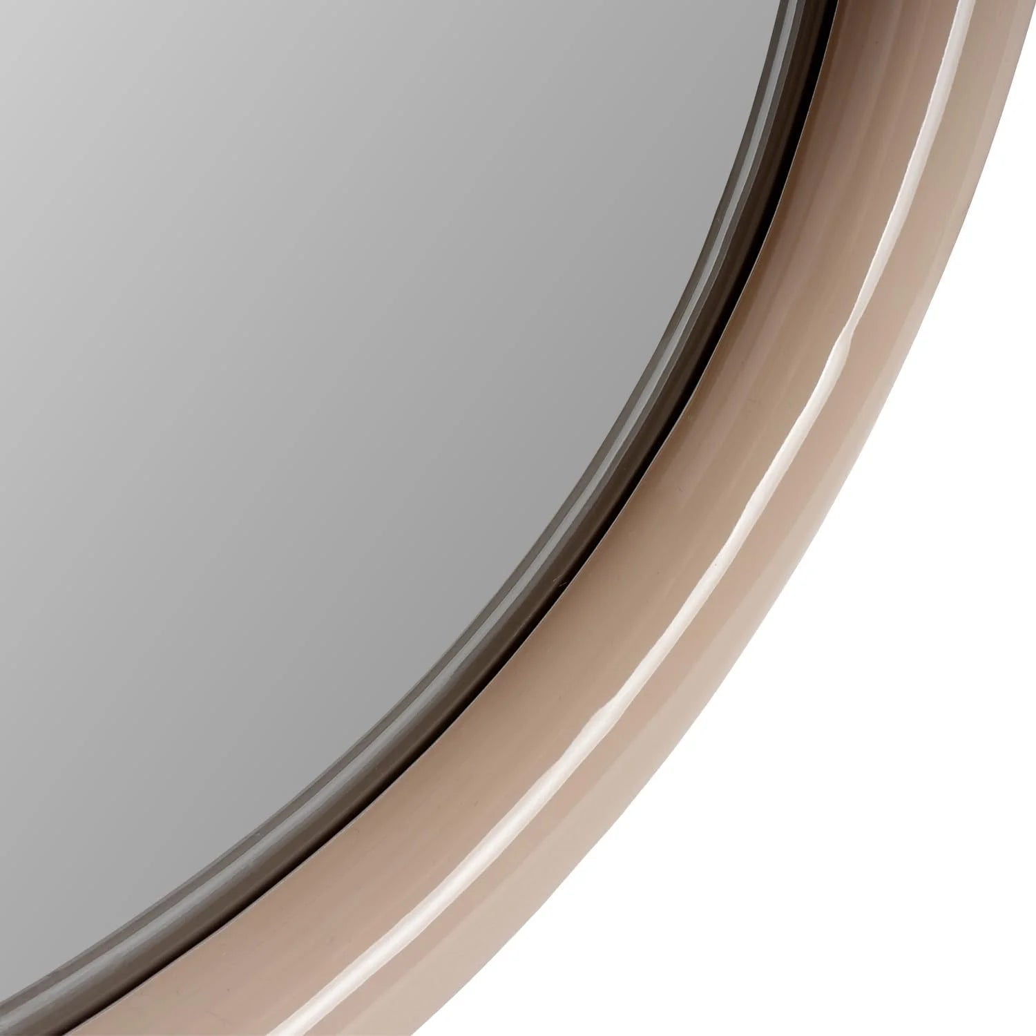 H-A Oval Solid Wood Vanity Mirror Bagel Shaped Wall Mounted Mirror High-end for Bedroom Bathroom Wall Decor