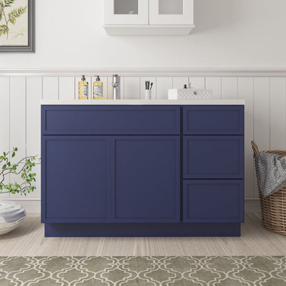45 in. W x 21 in. D x 32.5 in. H Bath Vanity Cabinet without Top in Gray