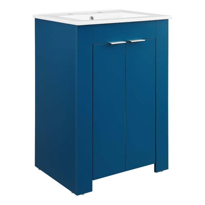Modway Maybelle 24" Bathroom Vanity in White White
