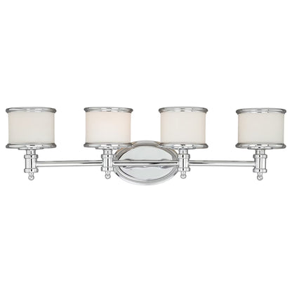 Carlisle 4 Light Chrome Bathroom Vanity Fixture