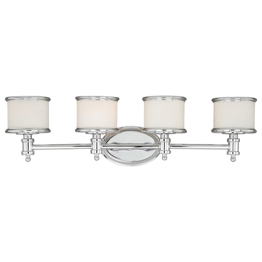 Carlisle 4 Light Chrome Bathroom Vanity Fixture