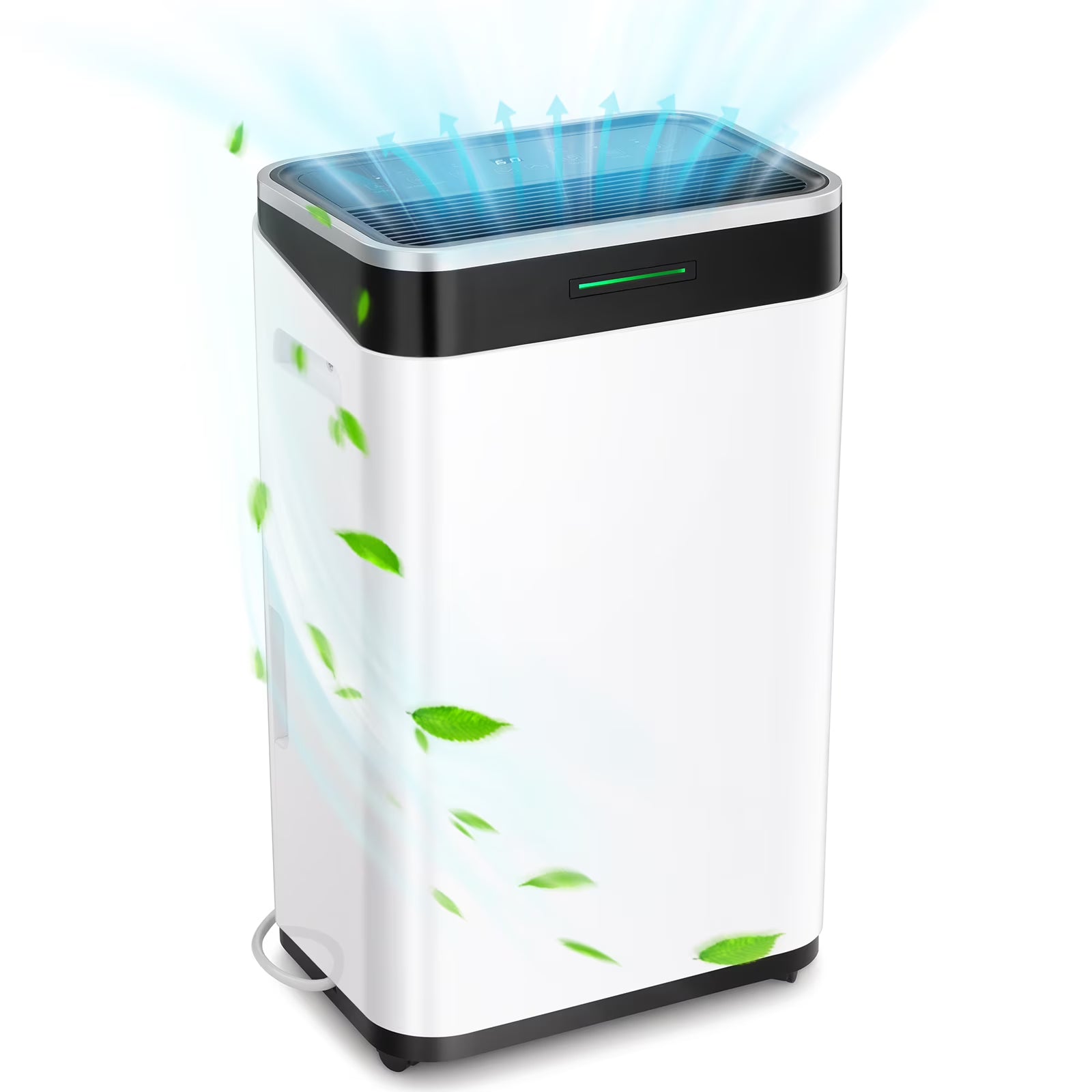 KISSAIR 15 Pints Dehumidifier, 3000 Sq. Ft Coverage Area with 1.72 gal Water Tank, 24H Timer, 3 Modes, Portable Dehumidifier for Basement/Bathroom/Laundry Room