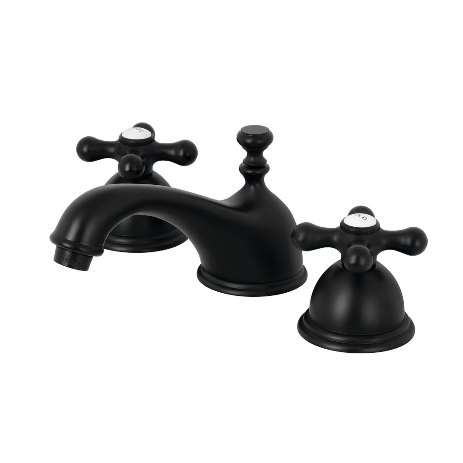 Kingston Brass KS3967AX 8 in. Widespread Bathroom Faucet, Brushed Brass