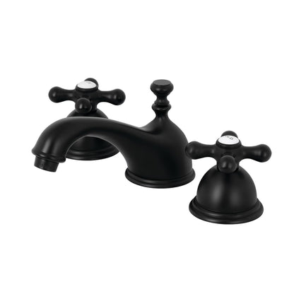 Kingston Brass KS3967AX 8 in. Widespread Bathroom Faucet, Brushed Brass