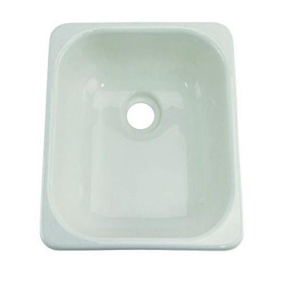 Lippert 209630 Better Bath 13" x 15" Square Galley/Kitchen Sink White