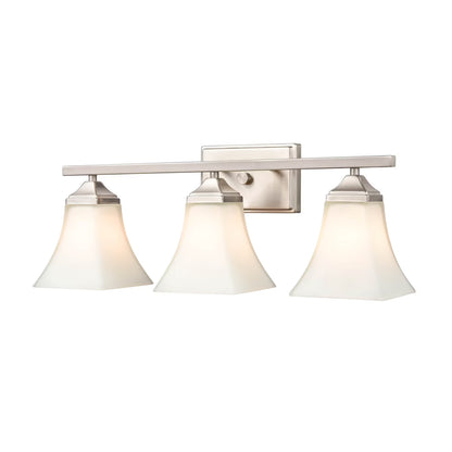 4503-BN-Millennium Lighting-3 Light Bath Vanity-9 Inch Tall and 23.25 Inch Wide-Brushed Nickel Finish