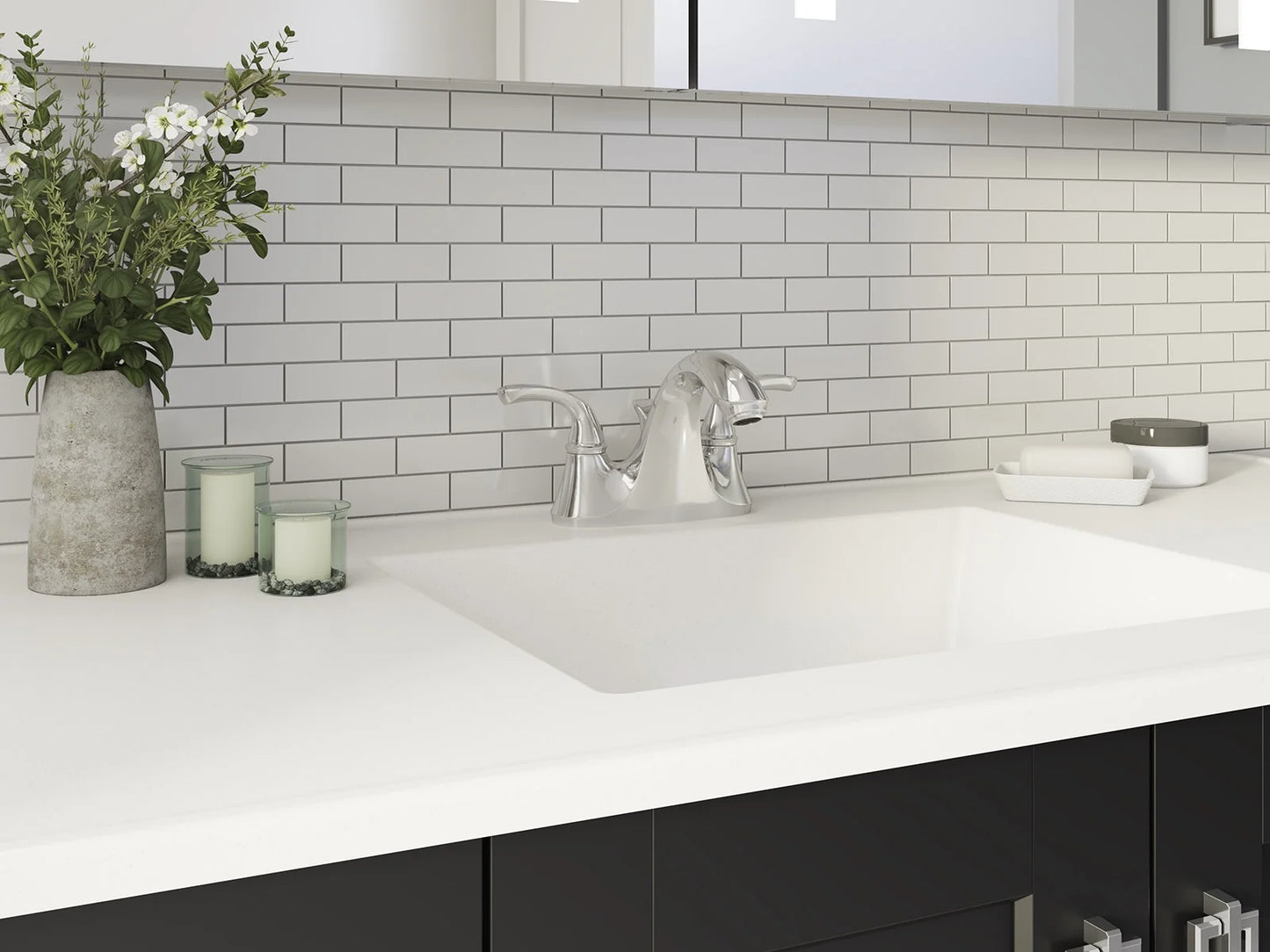 Kohler K-10270-4 Forte Centerset Bathroom Sink Faucet - Chrome