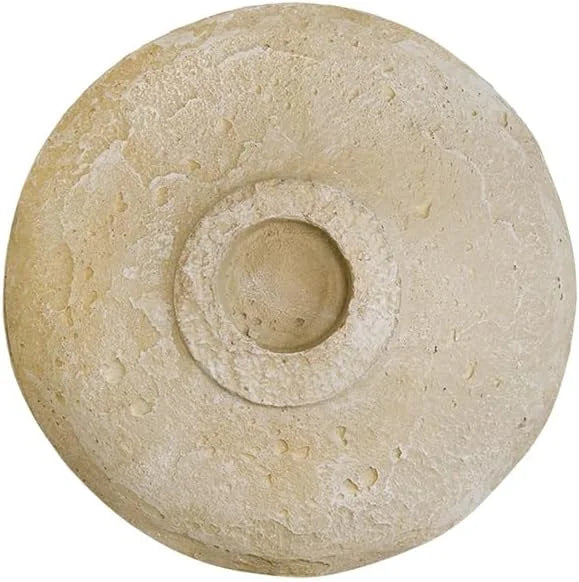 Solid Rock Stoneworks 2 Piece Collanade Birdbath - 26" Tall - Desert Sand Color