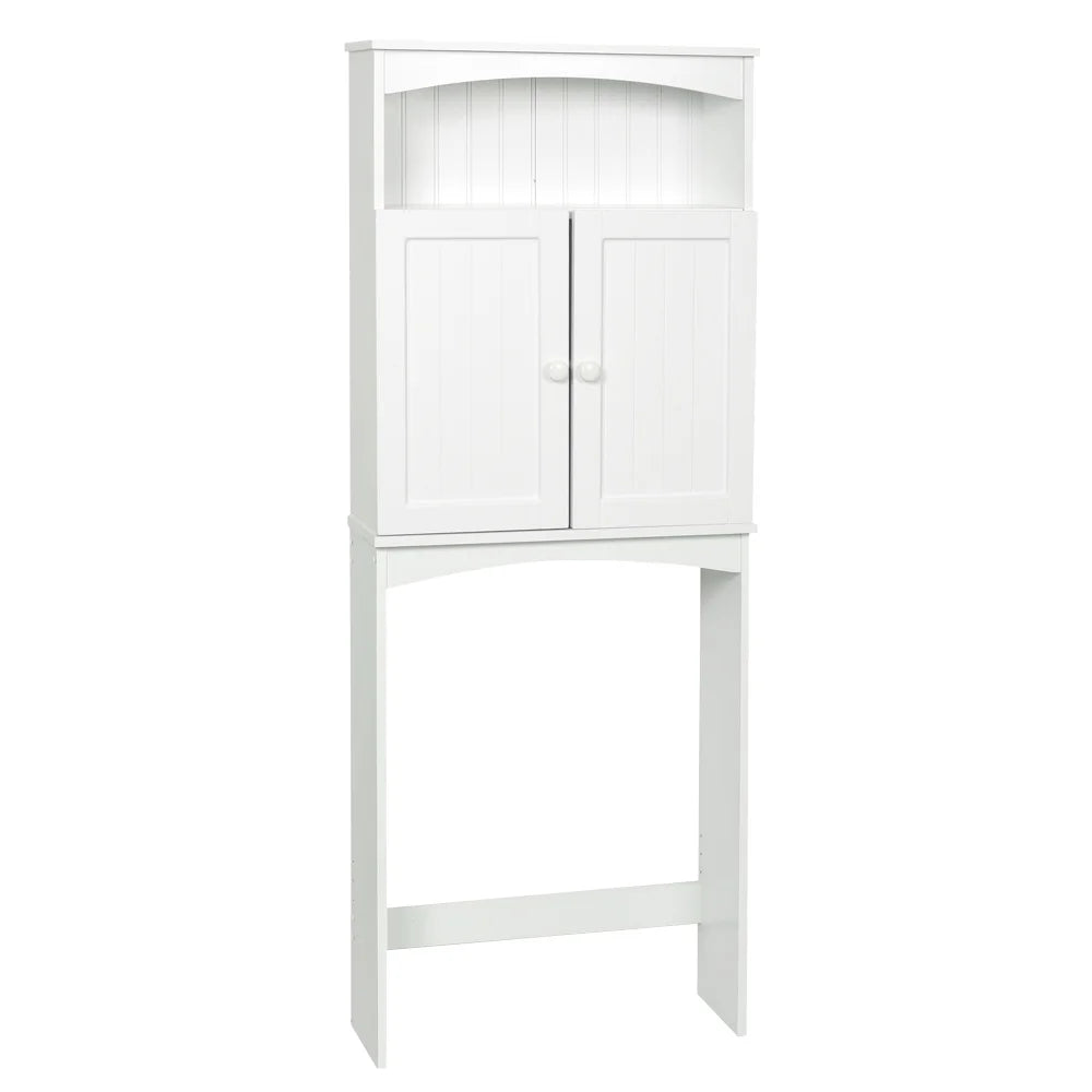Zenna Home Cottage Collection over the Toilet Spacesaver, Bathroom Storage Shelves, White