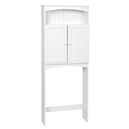 Zenna Home Cottage Collection over the Toilet Spacesaver, Bathroom Storage Shelves, White
