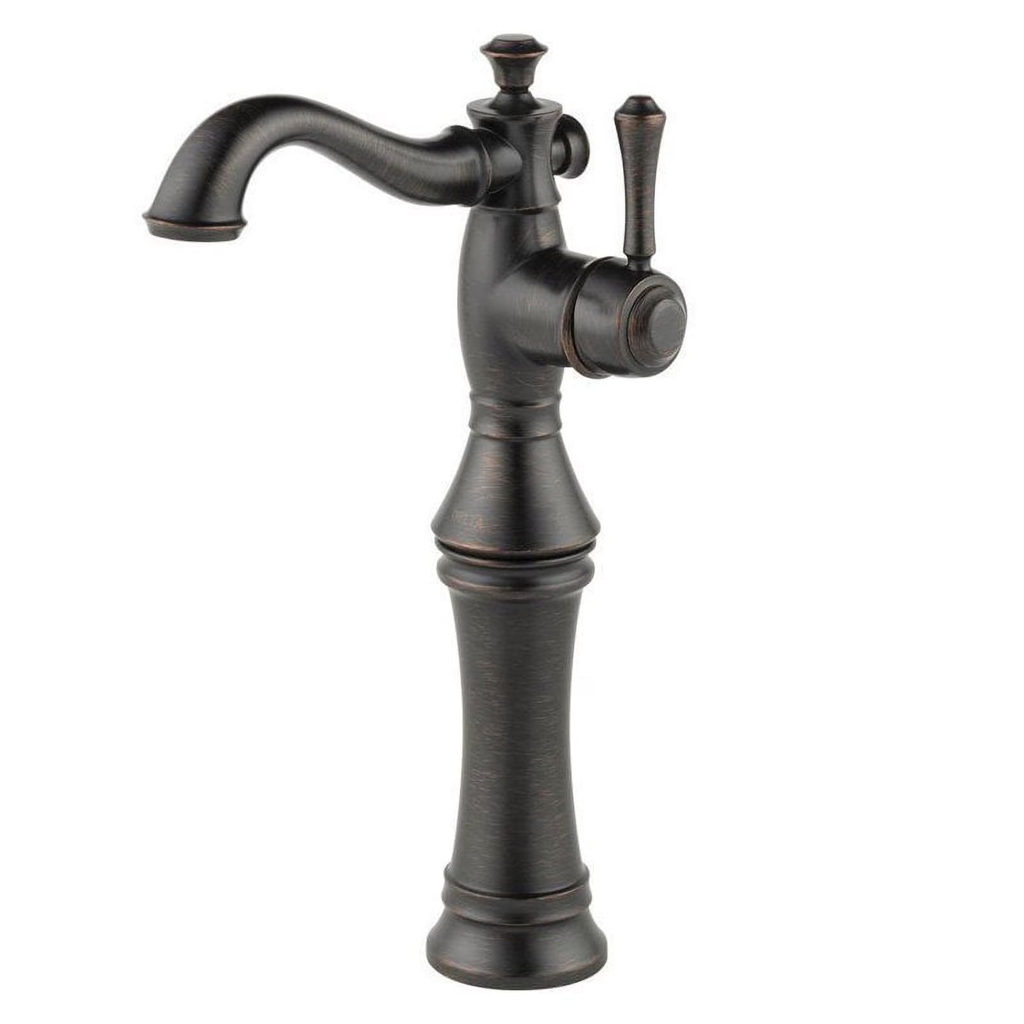 Delta Cassidy Single Handle Vessel Bathroom Faucet, Polished Nickel