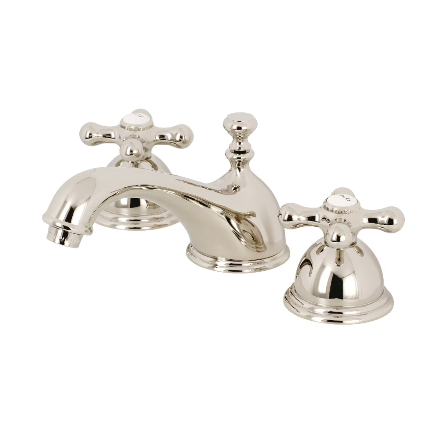 Kingston Brass KS3967AX 8 in. Widespread Bathroom Faucet, Brushed Brass