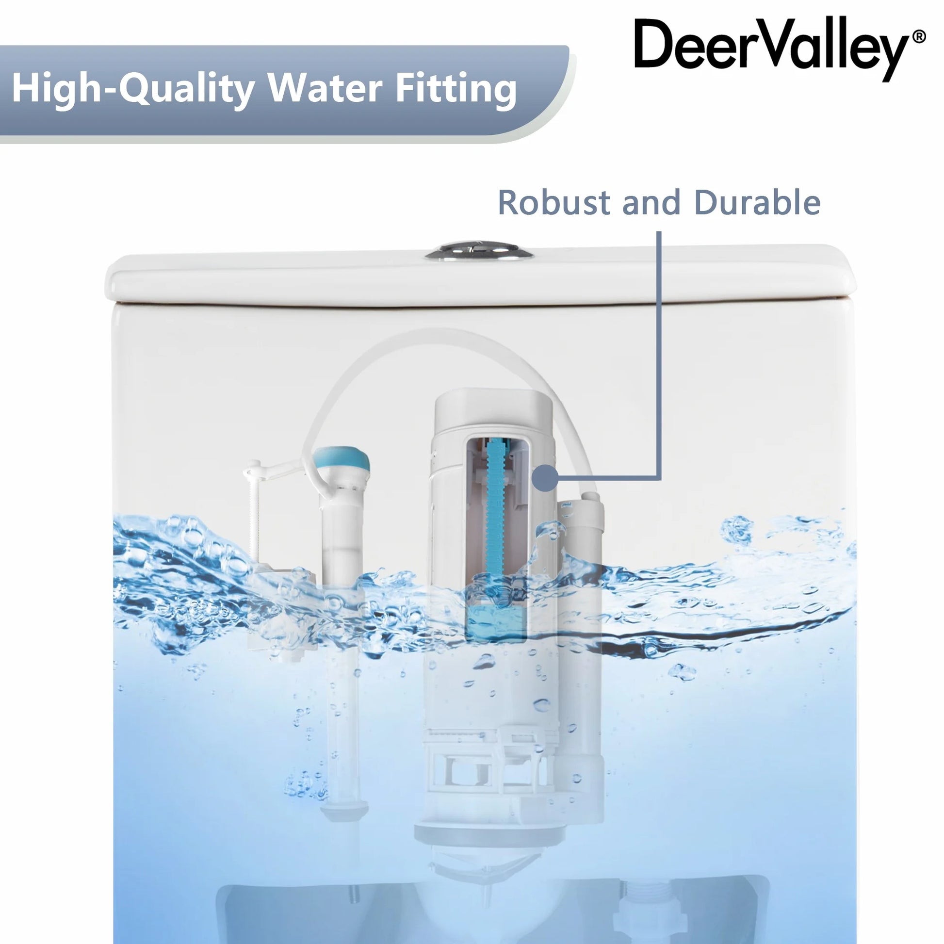 DV-1F0250 One Piece Toilet For Bathroom, Modern Bathroom Toilet with Dual Flush 1.1/1.6 Gpf Fully Skirted Toilets(Soft Close Seat)