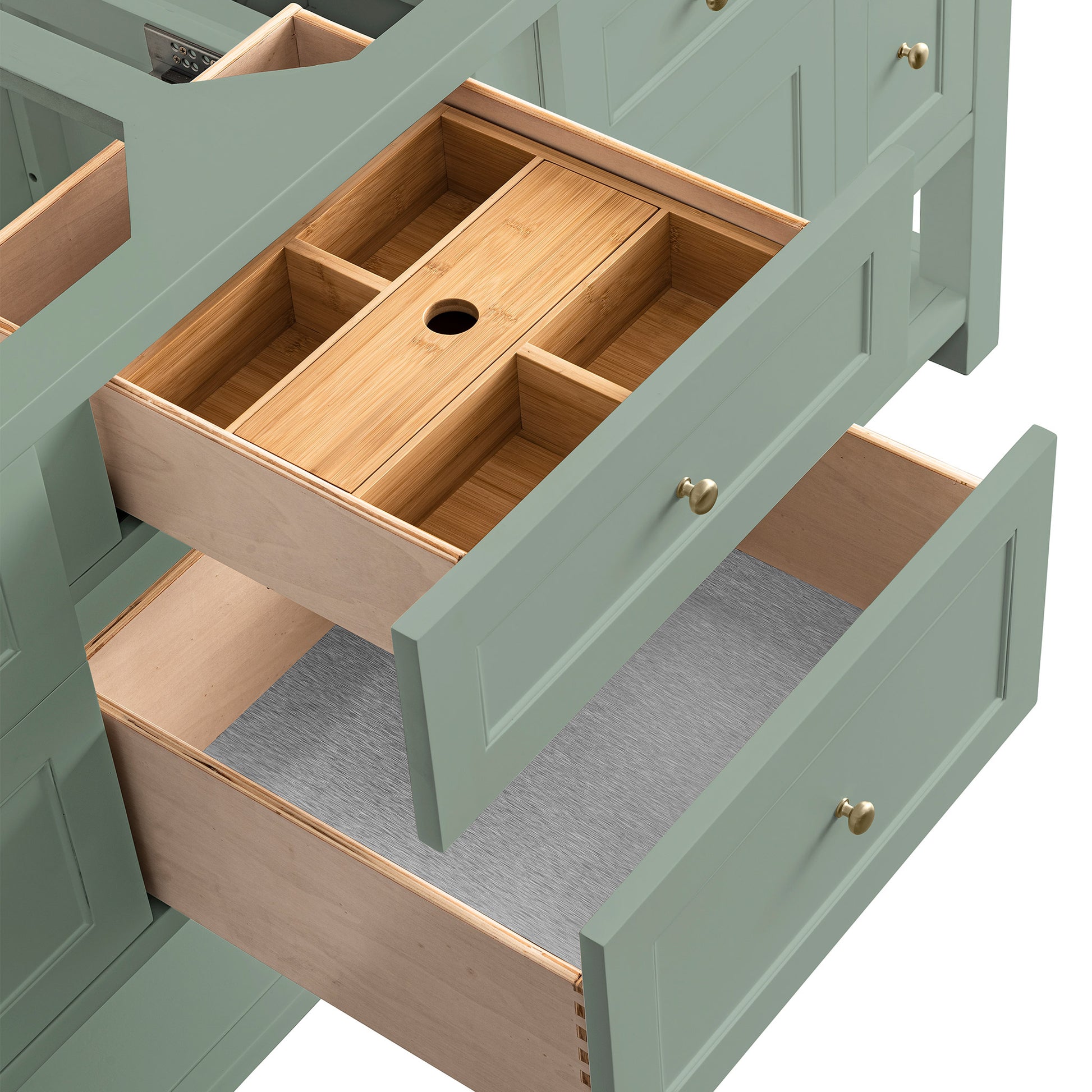 Breckenridge 72' Bathroom Vanity in Smokey Celadon by James Martin Vanities