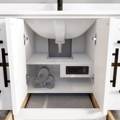 Hudson White Bath Vanity by Studio Bathe