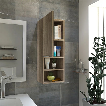 Cfowner Wall Bathroom Cabinet with 2 Shelf & Doors, Wall Mount Medicine Cabinet for Bathroom, Over The Toilet Space Saver Storage Cabinet