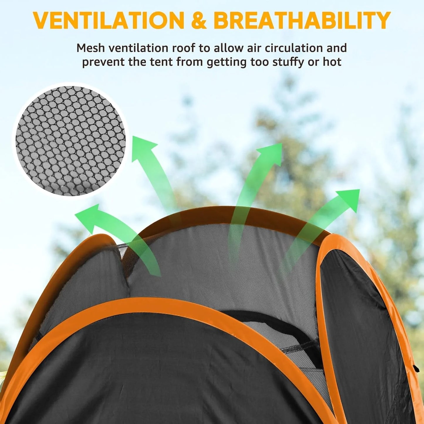 Outdoor Privacy Shelter Pop Up Camping Bathroom Tent - Black, 1 Room Camp Toilet Stall Shower Tents for Hiking, Fishing, and Travel