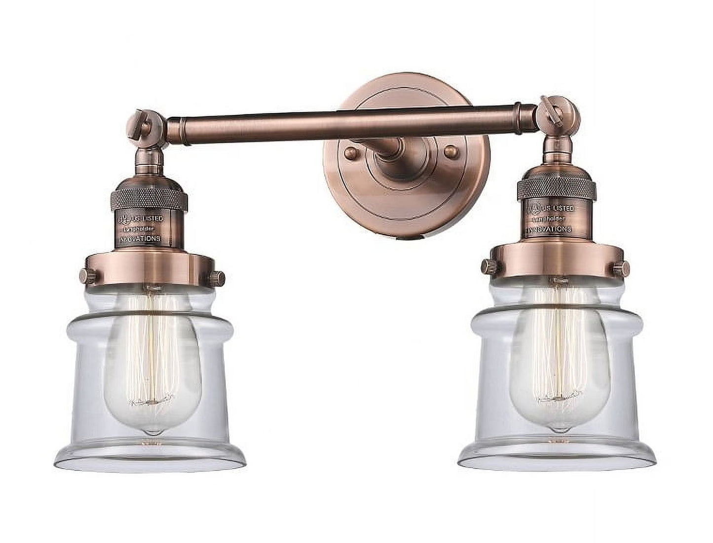 Innovations Lighting - Canton - 2 Light Bath Vanity In Industrial Style-11