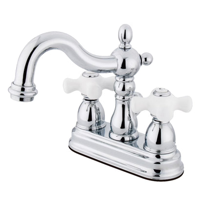Kingston Brass KS1602PX 4 in. Centerset Bathroom Faucet, Polished Brass