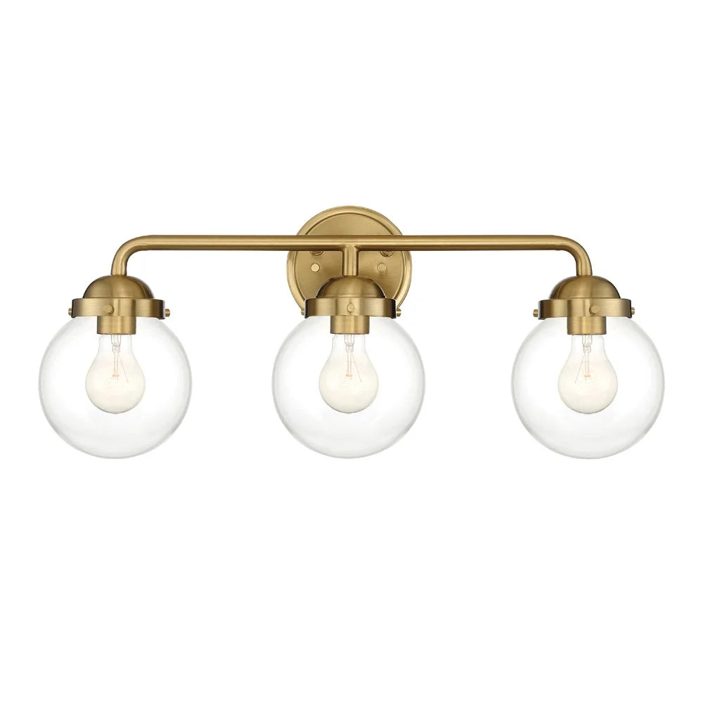 95903-BG-Designers Fountain-Knoll - Three Light Bath Bar-Brushed Gold Finish