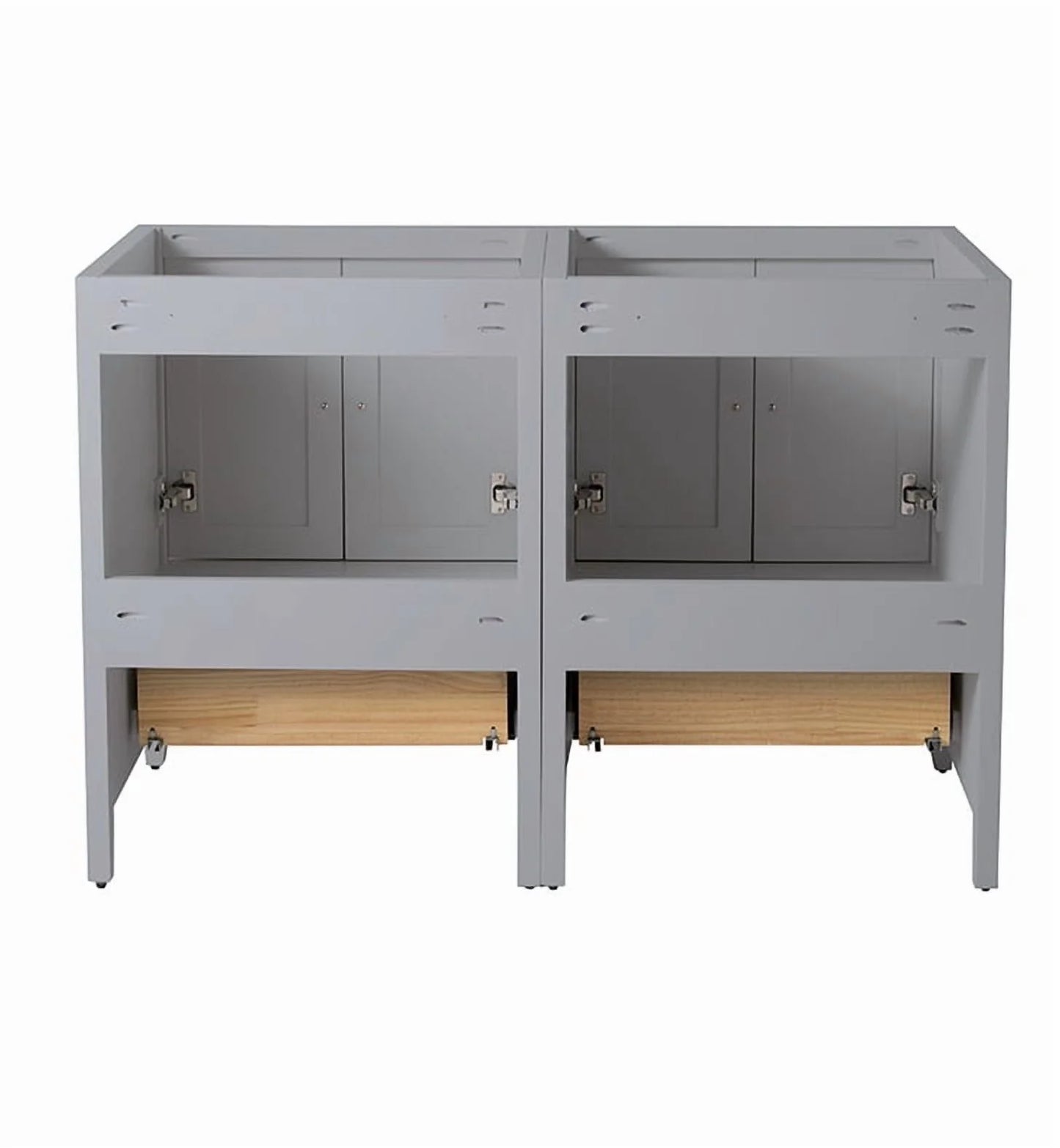 Fresca Oxford 48" Antique White Traditional Double Sink Bathroom Cabinets