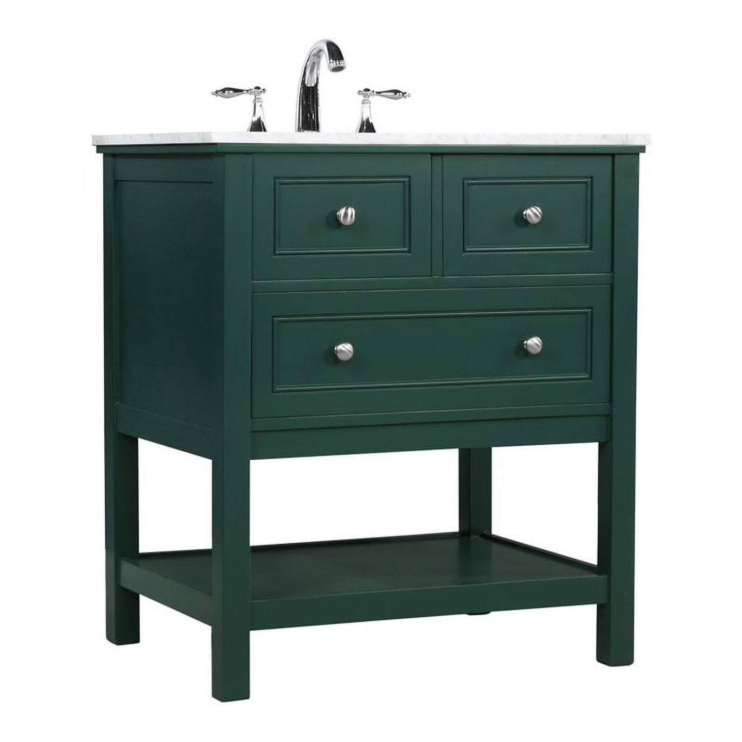 30 in. single bathroom vanity set in Grey