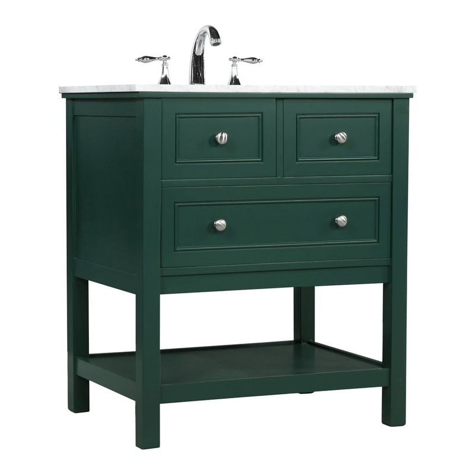 30 in. single bathroom vanity set in Grey