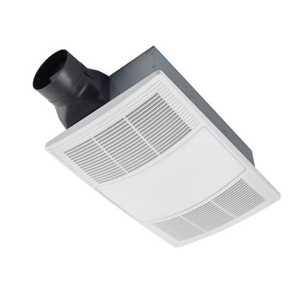 Broan-NuTone Non-Lit PowerHeat Bathroom Exhaust Fan and Heater, 110 CFM, 2.0 Sones, White