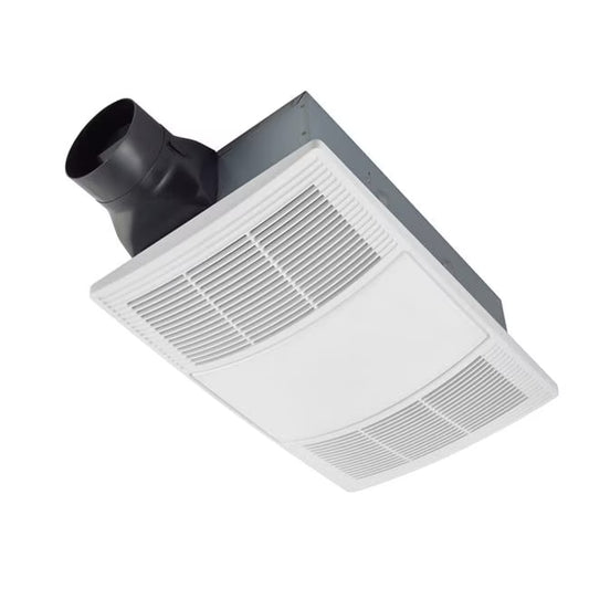 Broan-NuTone Non-Lit PowerHeat Bathroom Exhaust Fan and Heater, 110 CFM, 2.0 Sones, White