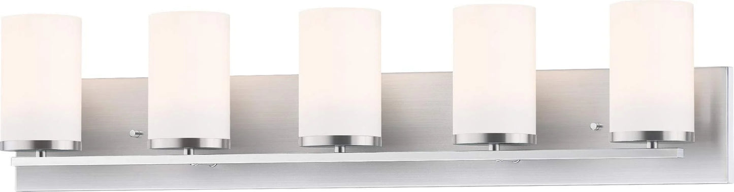 10285SWBK-Maxim Lighting-Lateral - 5 Light Bath Vanity-7.63 Inches Tall and 33.5 Inches Wide-Black Finish