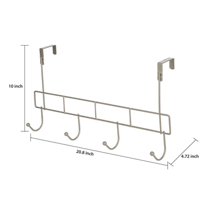Mainstays 4 Piece Steel Satin Nickel Bath Shelves Set 15 lb Capacity per Shelf for Adult - Teen Ages