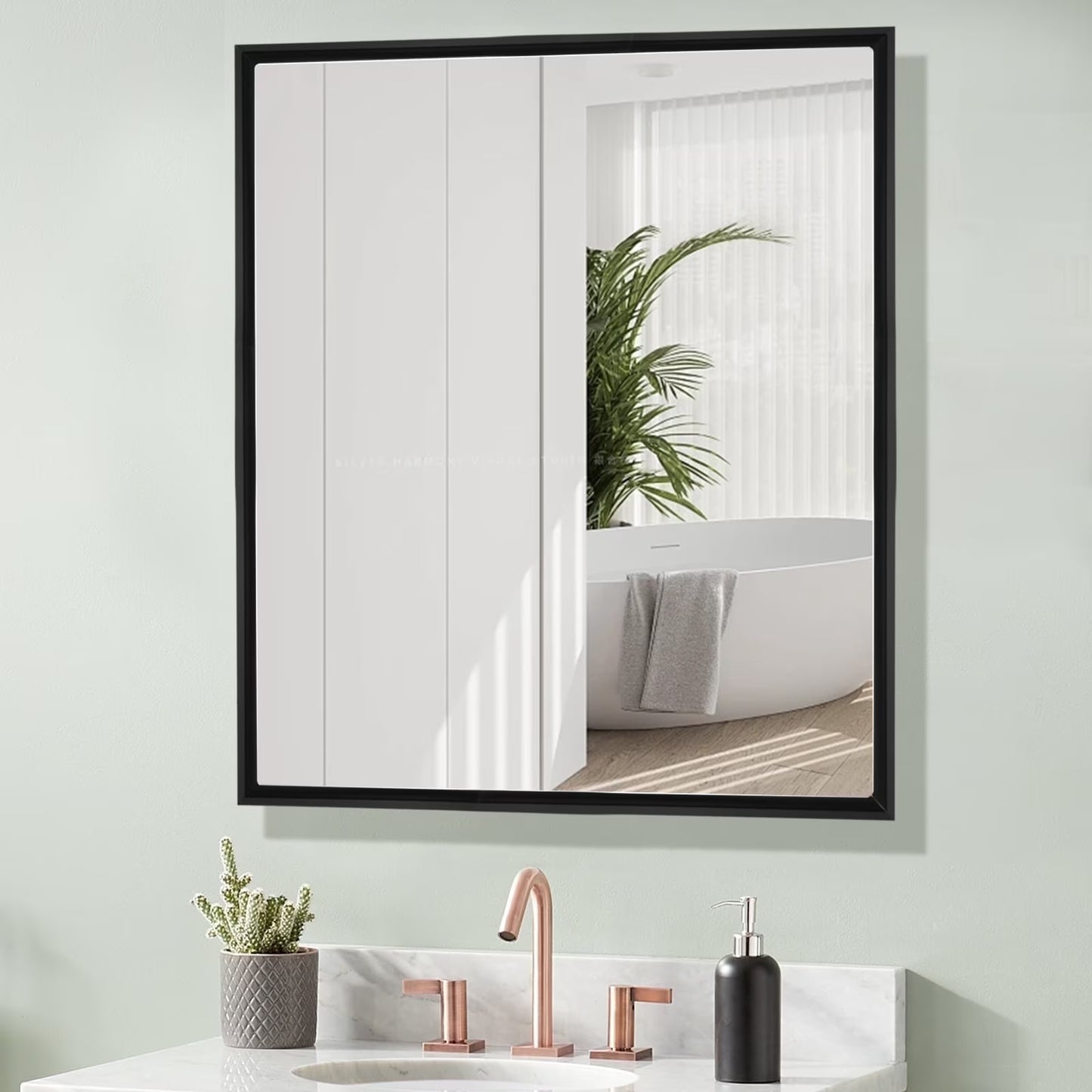 FUMANGO Bathroom Medicine Cabinet with Aluminum Framed Mirror,24"x30" Surface Mount or Recessed Mount Bathroom Vanity Mirror,Single Door Bathroom Mirror with Storage Cabinet