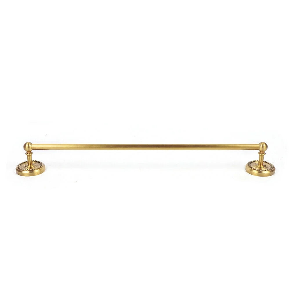Fichiouy 7Pcs Bathroom Towel Holder Set Vintage Gold Wall Mount Towel Bar Rack Holder