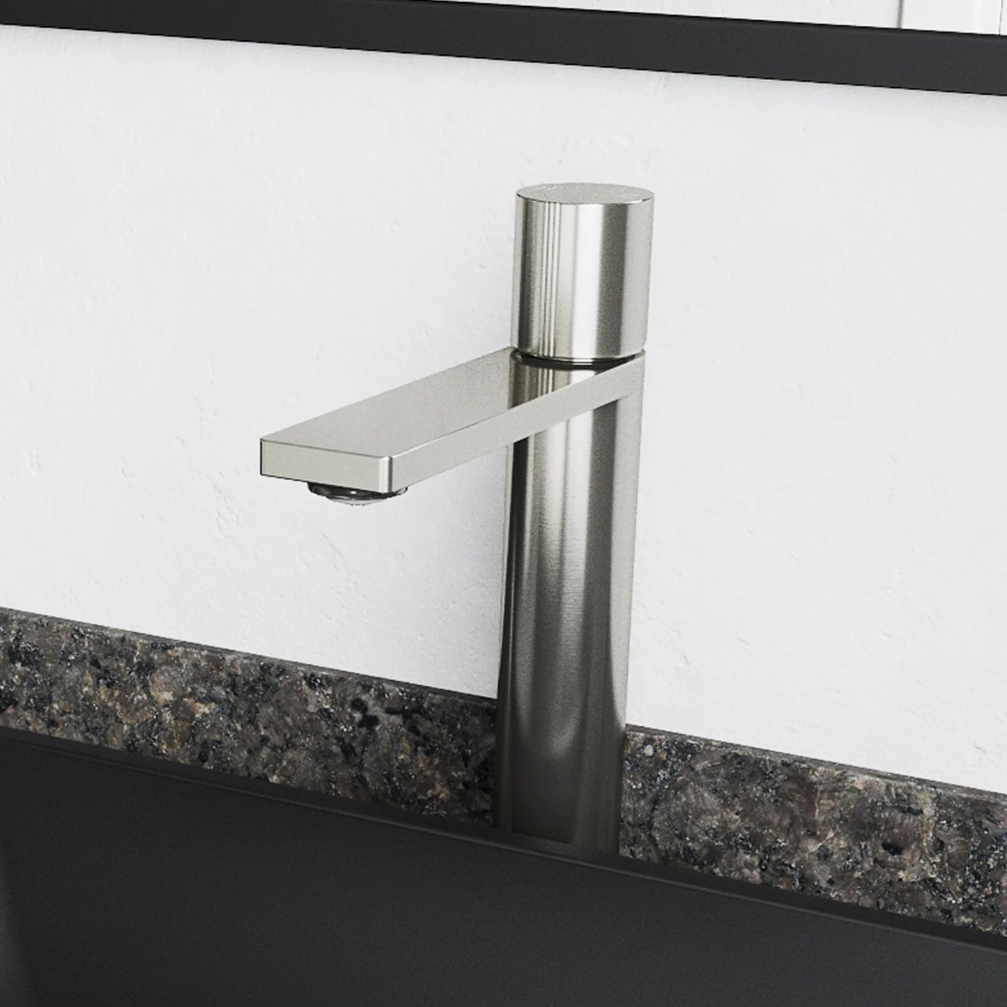 VIGO Gotham Single Handle Single-Hole Bathroom Vessel Faucet in Brushed Nickel