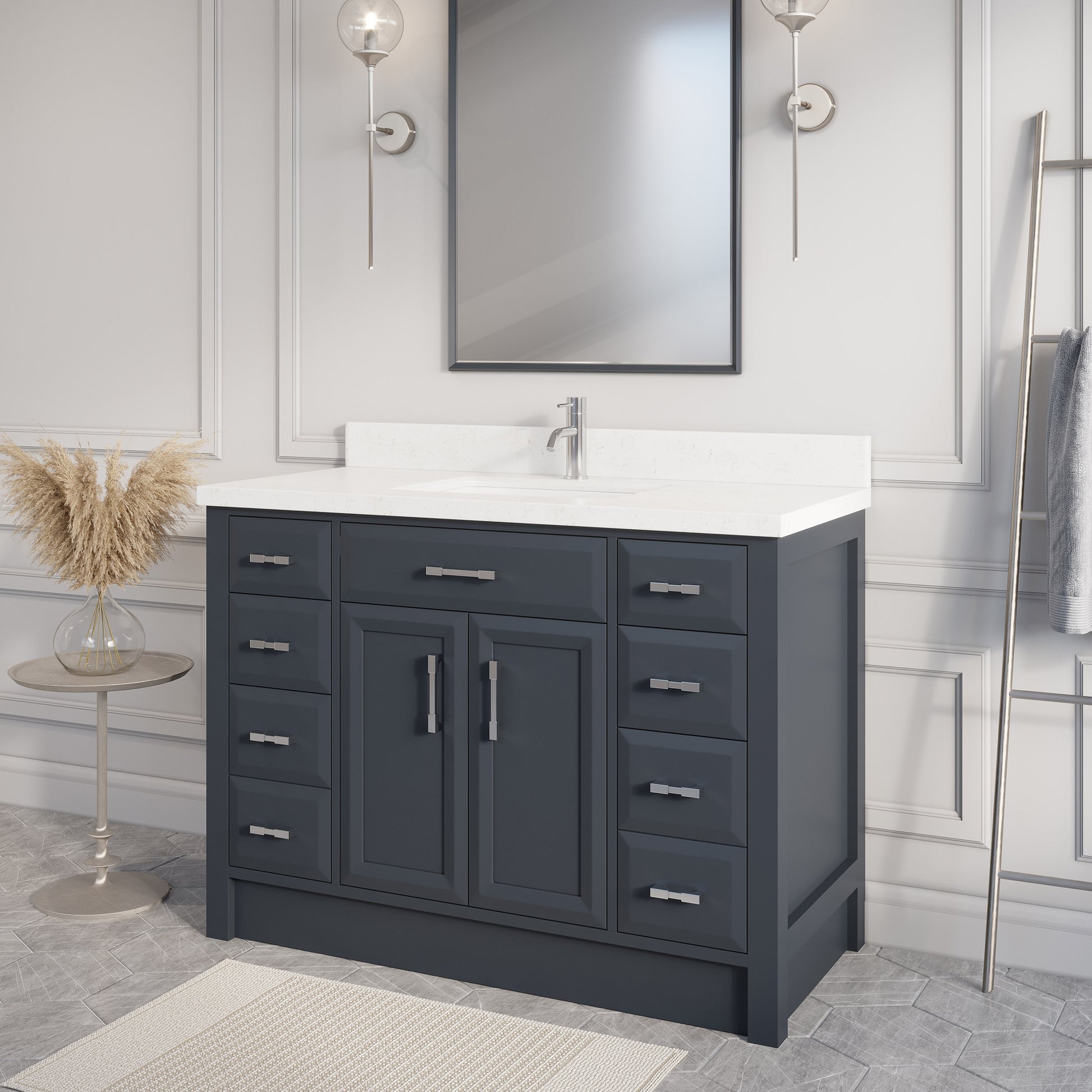 Calais Bath Vanity by Studio Bathe in Gray