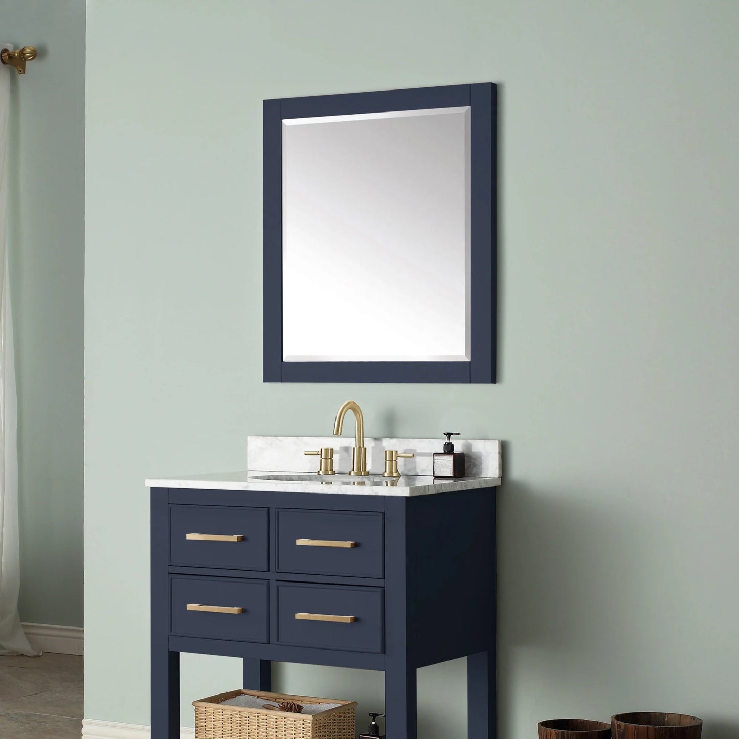 Avanity 14000-M28 14000 28" W X 32" H Transitional Rectangular Wood Framed Bathroom Wall