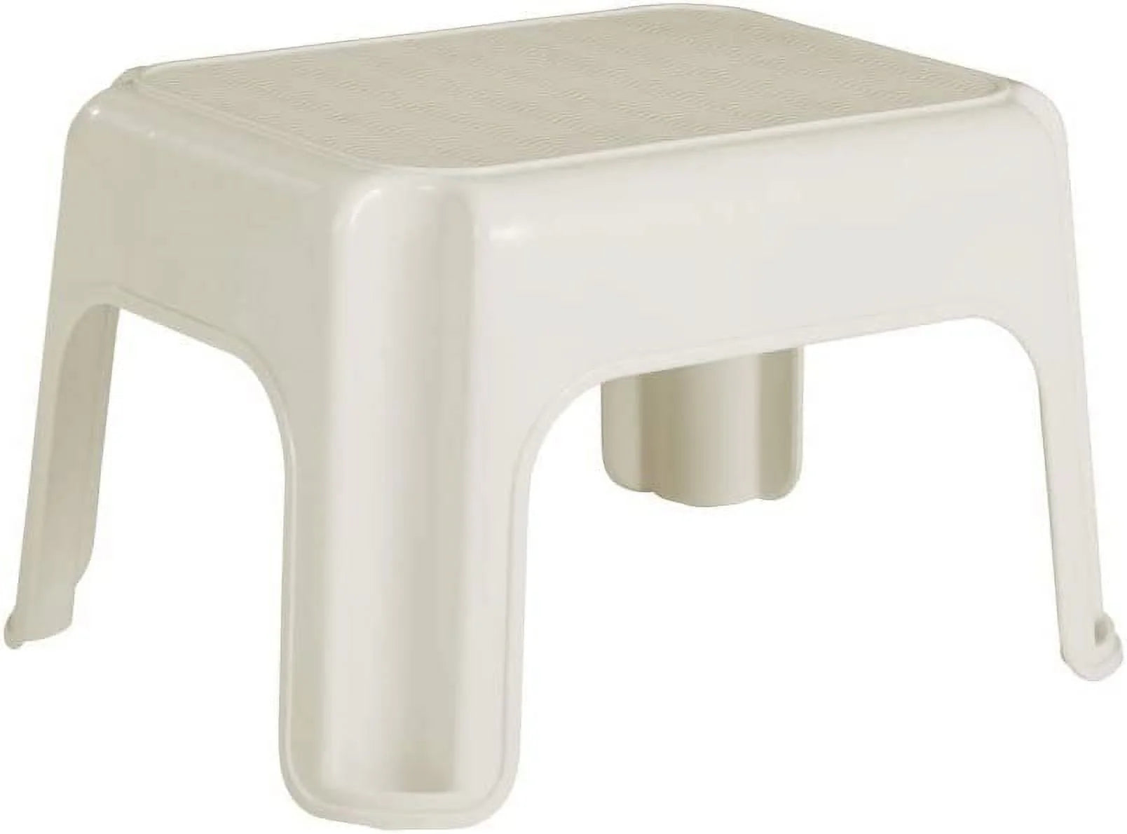 Rubbermaid Roughneck Step Stool, Bisque, Lightweight, Holds up to 300 pounds, Ideal for Kitchen and Bath, Skid-Resistant