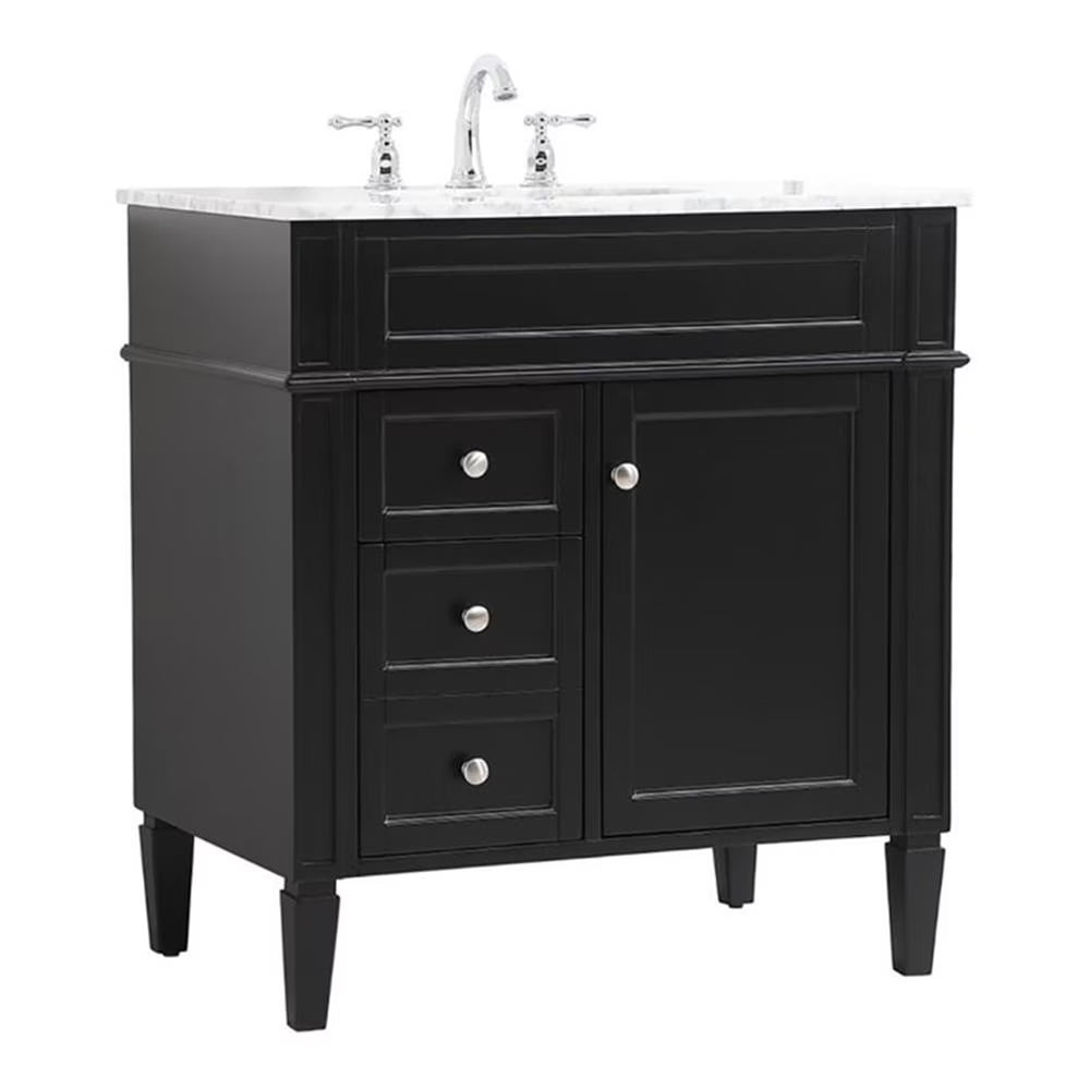 32 inch single bathroom vanity in blue
