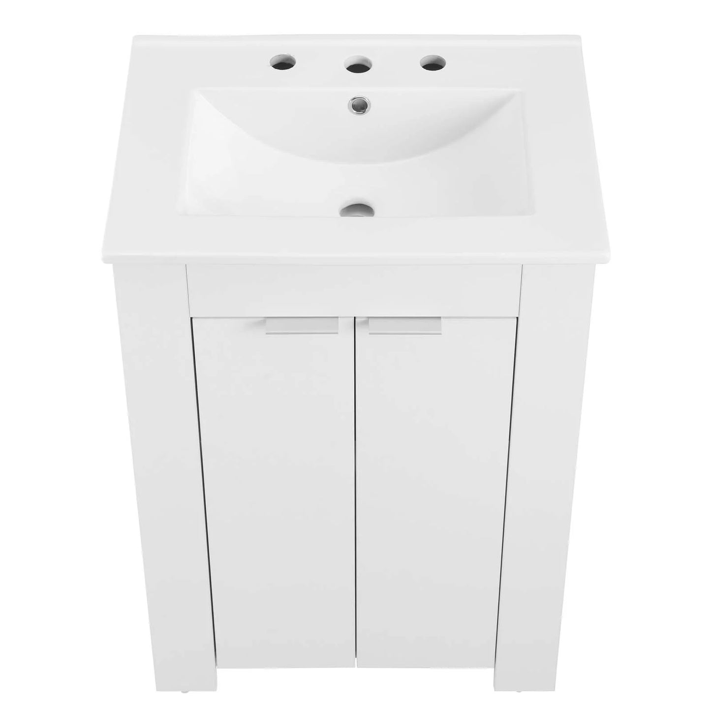 Modway Maybelle 24" Bathroom Vanity in White White
