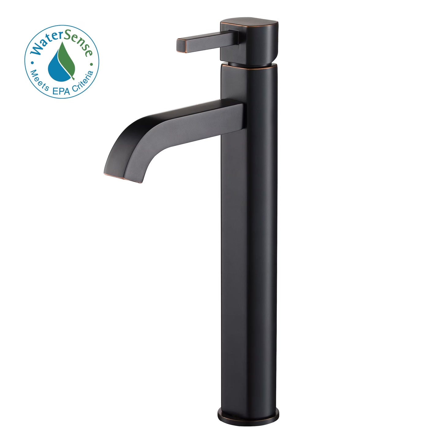 KRAUS Ramus Tall Vessel Bathroom Faucet, Oil Rubbed Bronze Finish