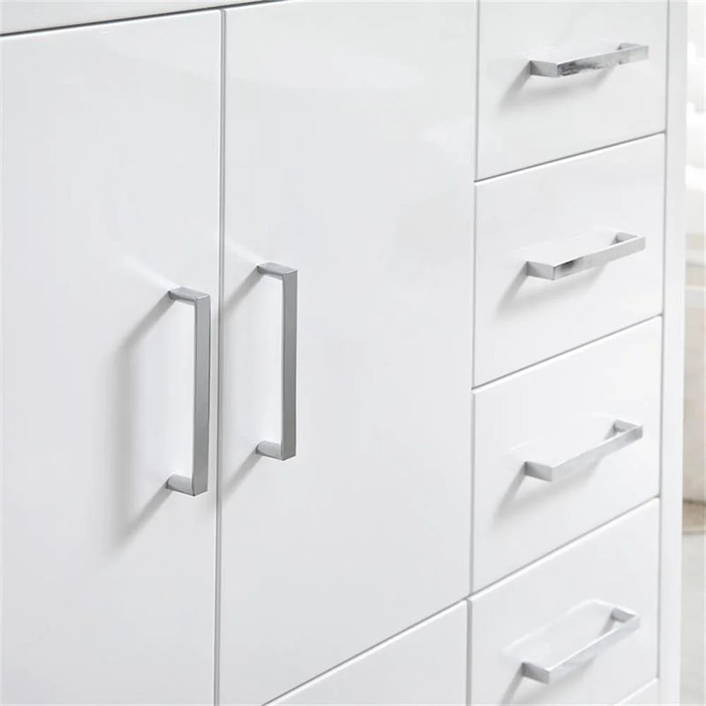 Fresca Imperia 36" Free Standing Wood Bathroom Vanity - Right in Glossy White